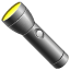 Lommelykt-emoji U+1F526