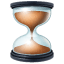 Timeglass med flytende sand U+23F3