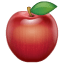 Rødt eple emoji U+1F34E