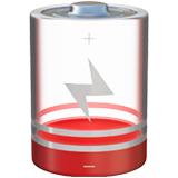 Symbol for tomt batteri