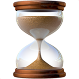 Timeglass med flytende sand
