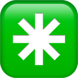 asterisk med åtte spisser