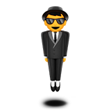 svevende mann i dress