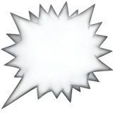 Sint snakkeboble mot høyre