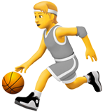 Person med ball-emoji