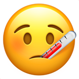 Termometer-emoji på Whatsapp