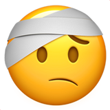 Emoji med bandasje