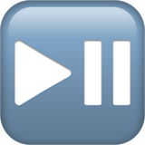 spill av/pause-knapp