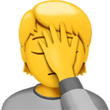 slår hånden mot pannen