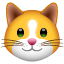 Katt emoji U+1F431 Katt emoji U+1F431
