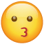 Kyssende ansikt U+1F617 Kyssende ansikt U+1F617