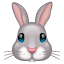 Kanin emoji U+1F430 Kanin emoji U+1F430