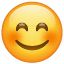 Smilende ansikt med smilende øyne U+1F60A Smilende ansikt med smilende øyne U+1F60A